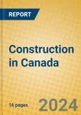 Construction in Canada- Product Image