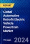 Global Automotive Retrofit Electric Vehicle Powertrain Market (2023-2028) by Component, Vehicle Type, Electric Vehicle Type, and Geography, Competitive Analysis, Impact of Covid-19 and Ansoff Analysis - Product Image