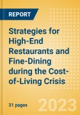 Strategies for High-End Restaurants and Fine-Dining during the Cost-of-Living Crisis- Product Image