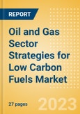 Oil and Gas Sector Strategies for Low Carbon Fuels Market Overview, Production Outlook, Trends and Analysis- Product Image