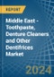 Middle East - Toothpaste, Denture Cleaners and Other Dentifrices - Market Analysis, Forecast, Size, Trends and Insights - Product Image