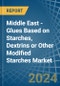 Middle East - Glues Based on Starches, Dextrins or Other Modified Starches - Market Analysis, Forecast, Size, Trends and Insights - Product Image