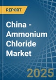 China - Ammonium Chloride - Market Analysis, Forecast, Size, Trends and Insights- Product Image