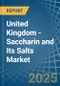 United Kingdom - Saccharin and Its Salts - Market Analysis, Forecast, Size, Trends and Insights - Product Thumbnail Image