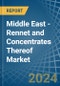 Middle East - Rennet and Concentrates Thereof - Market Analysis, Forecast, Size, Trends and Insights - Product Image