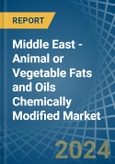 Middle East - Animal or Vegetable Fats and Oils Chemically Modified - Market Analysis, Forecast, Size, Trends and Insights- Product Image
