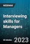 Interviewing skills for Managers - Webinar (Recorded) - Product Image