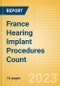 France Hearing Implant Procedures Count by Segments and Forecast to 2030 - Product Thumbnail Image