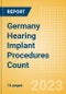 Germany Hearing Implant Procedures Count by Segments and Forecast to 2030 - Product Thumbnail Image