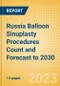 Russia Balloon Sinuplasty Procedures Count and Forecast to 2030 - Product Thumbnail Image