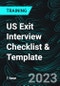 US Exit Interview Checklist & Template (Recorded) - Product Thumbnail Image