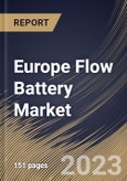 Europe Flow Battery Market Size, Share & Industry Trends Analysis Report By Type (Redox and Hybrid), By Material (Vanadium, Zinc Bromine), By Storage (Large Scale and Small Scale), By Application, By Country and Growth Forecast, 2023 - 2030- Product Image