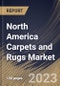 North America Carpets and Rugs Market Size, Share & Industry Trends Analysis Report By Application (Residential, and Commercial), By Material (Synthetic Fibers, Animal Yarn, and Plant-made Yarn), By Product Type, By Country and Growth Forecast, 2023 - 2030 - Product Image