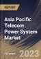 Asia Pacific Telecom Power System Market Size, Share & Industry Trends Analysis Report By Component, By Grid Type, By Power Rating (Below 10 KW, 10 - 20 KW and Above 20 KW), By Power Source, By Country and Growth Forecast, 2023 - 2030 - Product Image