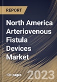 North America Arteriovenous Fistula Devices Market Size, Share & Industry Trends Analysis Report By End-use (Hospitals, Ambulatory Surgical Centers and Dialysis Centers), By Type, By Country and Growth Forecast, 2023 - 2030- Product Image