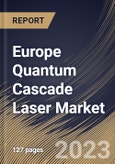 Europe Quantum Cascade Laser Market Size, Share & Industry Trends Analysis Report By Fabrication Technology, By End-use, By Packaging Type (TO3 Package, C-Mount Package, and HHL & VHL Package), By Operation Mode, By Country and Growth Forecast, 2023 - 2030- Product Image