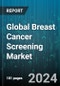 Global Breast Cancer Screening Market by Technology (Ionizing Breast Imaging Technologies, Non-ionizing Breast Imaging Technologies), Product (Accessories, Breast Imaging Systems, Software & Services), End User - Forecast 2024-2030 - Product Image