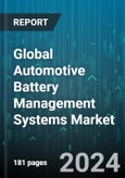 Global Automotive Battery Management Systems Market by Component (Hardware, Software), Battery Type (Lead-Acid, Lithium-Ion, Nickel-Based), Battery Capacity, Connection Topology, Propulsion Type, Vehicle Type - Forecast 2024-2030- Product Image