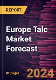 Europe Talc Market Forecast to 2030 - Regional Analysis - by Deposit Type (Talc Chlorite and Talc Carbonate) and End-Use Industry (Plastics, Pulp & Paper, Ceramics, Paints & Coatings, Rubber, Pharmaceuticals, Food, and Others)- Product Image