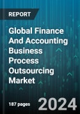 Global Finance And Accounting Business Process Outsourcing Market by Services (Accounts Receivable & Payable, Audit & Compliance, Bookkeeping & Financial Reporting), Enterprise Size (Large Enterprises, SMEs), Vertical - Forecast 2024-2030- Product Image