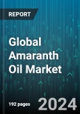 Global Amaranth Oil Market by Type (Cold Pressed, Organic Solvent, Supercritical Carbon Dioxide Extraction), Application (Cosmetic & Personal Care, Food Supplements, Fragrance) - Forecast 2024-2030- Product Image