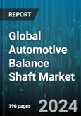 Global Automotive Balance Shaft Market by Engine Type (Inline 3-cylinder, Inline 4-cylinder, Inline 5-cylinder), Manufacturing Process (Casting, Forging, V6 Engine), Application, Sales Channel - Forecast 2024-2030- Product Image