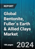 Global Bentonite, Fuller`s Earth & Allied Clays Market by Product (Allied Clays, Bentonite, Fuller`s Earth), Application (Ceramics & Flooring, Cosmetics & Personal Care, Food & Beverage) - Forecast 2024-2030- Product Image