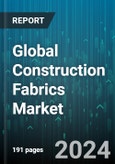 Global Construction Fabrics Market by Type (Non-Woven, Woven), Material (Cotton, Ethylene tetrafluoroethylene (ETFE), Nylon), Application - Forecast 2024-2030- Product Image
