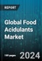 Global Food Acidulants Market by Type (Acetic Acid, Citric Acid, Formic Acid), Compound (Blended Compound, Single Compound), Form, Application - Forecast 2024-2030 - Product Thumbnail Image