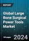 Global Large Bone Surgical Power Tools Market by Component (Battery, Handpieces, Oscillating Blades), Type (Electric, Pneumatic), End-User - Forecast 2024-2030 - Product Image