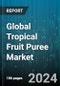 Global Tropical Fruit Puree Market by Fruit (Avocado, Banana, Coconut), End-Use (Cosmetics & Personal Care, Food & Beverages), Distribution - Forecast 2024-2030 - Product Image