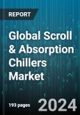 Global Scroll & Absorption Chillers Market by Product (Absorption Chillers, Scroll Chillers), Capacity (101 kW - 300 kW, 301 kW - 700 kW, <100 kW), Application - Forecast 2024-2030- Product Image
