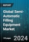 Global Semi-Automatic Filling Equipment Market by Filling Range (10 ml- 50 ml, 201 ml - 500 ml, 500 ml Above), Filling Head (Multiple, Single), Application - Forecast 2024-2030 - Product Image