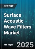 Surface Acoustic Wave Filters Market by Type (IF SAW Filters, IR SAW Filters), Frequency Range (10 MHz - 500, 1501 MHz - 3000, 501 MHz - 1500), Material, Application, End-User - Global Forecast 2025-2030- Product Image
