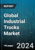 Global Industrial Trucks Market by Product (Counterbalanced Lift Truck, Hand Truck, Pallet Jack), Power Source (Conventional, Electric, Manual), Capacity, Application - Forecast 2024-2030- Product Image