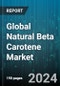 Global Natural Beta Carotene Market by Source (Algae, Fruit & vegetable, Fungi), Form (Oil, Powder), Application - Forecast 2024-2030 - Product Thumbnail Image