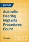 Australia Hearing Implants Procedures Count by Segments and Forecast to 2030 - Product Thumbnail Image