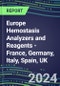 2024 Europe Hemostasis Analyzers and Reagents - France, Germany, Italy, Spain, UK - Chromogenic, Immunodiagnostic, Molecular Coagulation Test Volume and Sales Segment Forecasts for Hospitals, Commercial/Private Labs and POC Locations - Product Image