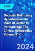 Neonatal Pulmonary Hypertension, An Issue of Clinics in Perinatology. The Clinics: Orthopedics Volume 51-1- Product Image