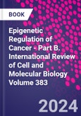 Epigenetic Regulation of Cancer - Part B. International Review of Cell and Molecular Biology Volume 383- Product Image