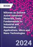 MXenes as Surface-Active Advanced Materials. From Fundamentals to Industrial and Biomedical Applications. Micro and Nano Technologies- Product Image