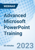 Advanced Microsoft PowerPoint Training - Webinar (Recorded)- Product Image
