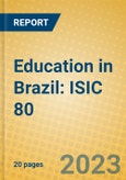 Education in Brazil: ISIC 80- Product Image