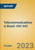 Telecommunications in Brazil: ISIC 642- Product Image