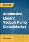 Automotive Electric Vacuum Pump Global Market Report 2025 - Product Thumbnail Image