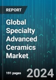 Global Specialty Advanced Ceramics Market by Material (Alumina, Aluminium Nitride, Magnesium Silicate), Type (Functional Ceramics, Structural Ceramics), Processing Method, End-User - Forecast 2023-2030- Product Image
