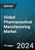 Global Pharmaceutical Manufacturing Market by Formulation (Capsules, Injectable, Powders), Drug Development Type (In-House, Outsource), Route of Administration, Drugs, Age Group, Distribution Channel, Therapy Area - Forecast 2023-2030- Product Image