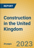 Construction in the United Kingdom: ISIC 45- Product Image