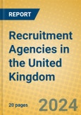 Recruitment Agencies in the United Kingdom: ISIC 7491- Product Image