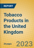 Tobacco Products in the United Kingdom: ISIC 16- Product Image